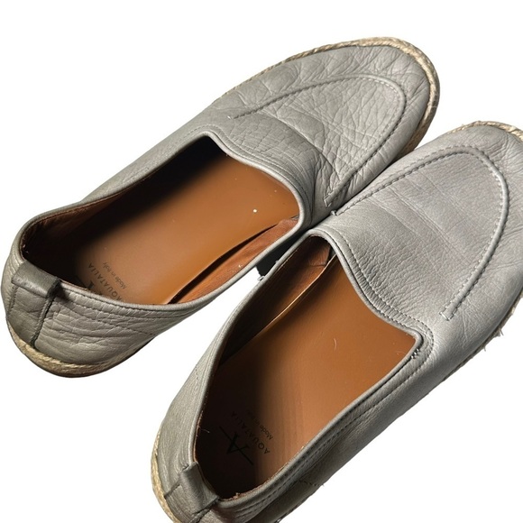 Aquatalia Men\'s John Tumbled Calf Loafer Size 9.5 Gray main image 9